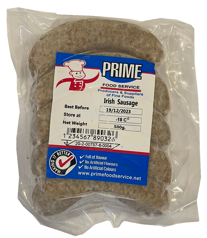 Prime Irish sausage Jomtien LANES Expat Foods
