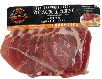 Canadian lean unsmoked bacon