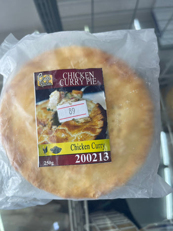 Chicken curry pie