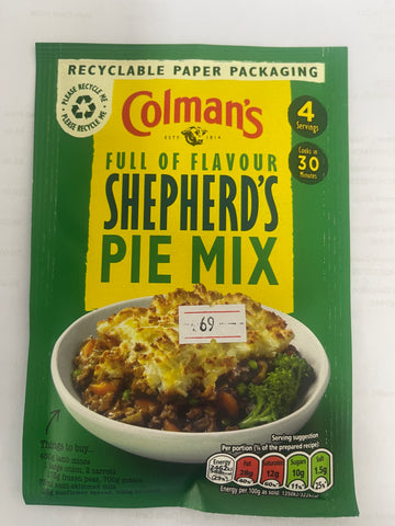 Colman’s Shepherd pie