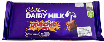 Dairy Milk Crunchie bits