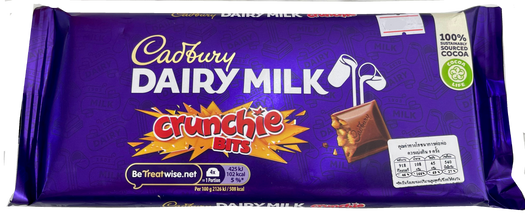 Dairy Milk Crunchie bits