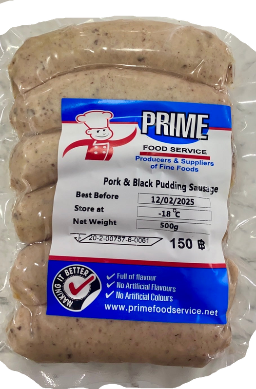 Pork & Black Pudding sausage