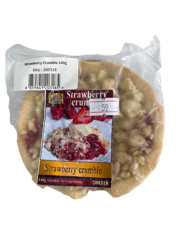 Strawberry crumble