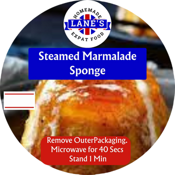 Steamed marmalade sponge