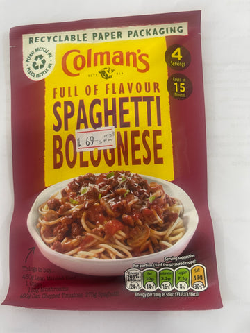 Colman’s Spaghetti Bolognese