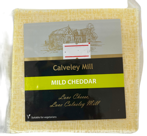 Calveley mill. Mild cheddar