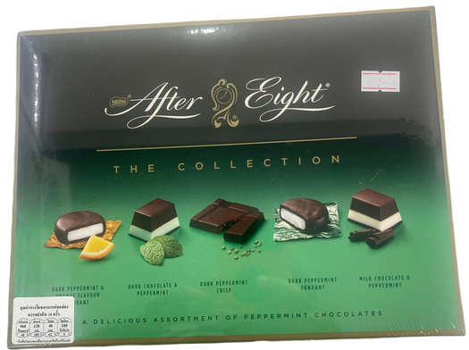 After eight mint chocolates tray