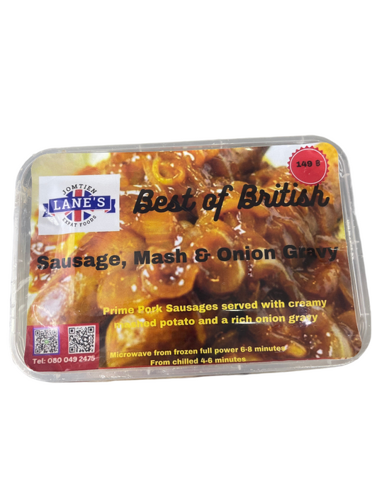 Mash and onion gravy