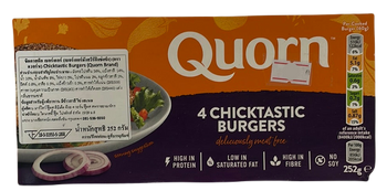 Quorn x 4 Chicktastic Burgers