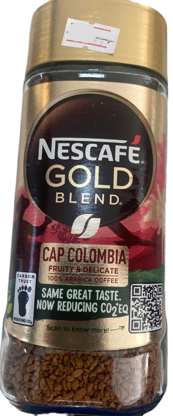 Nescafé gold. Cap Colombia