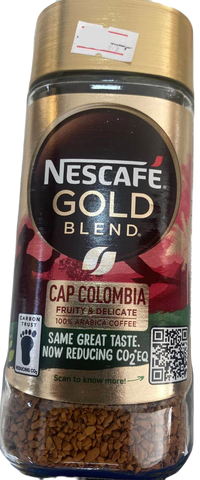 Nescafé gold. Cap Colombia
