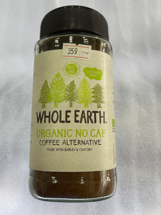 Whole earth organic no caf