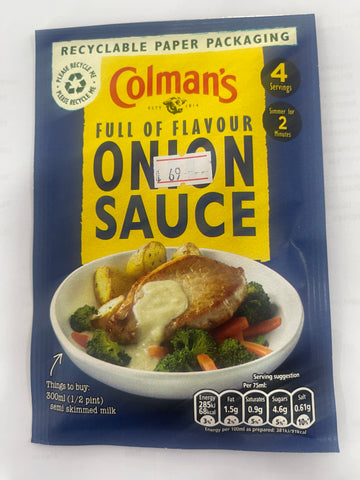 Colman’s Onions Sauce
