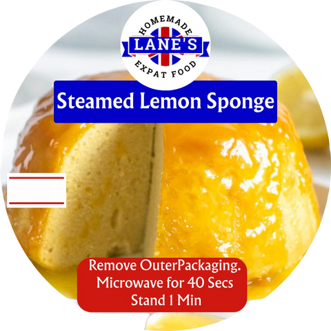 Steamed Lemon Sponge