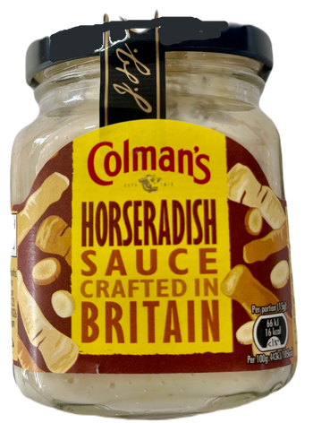 Colman’s horseradish sauce