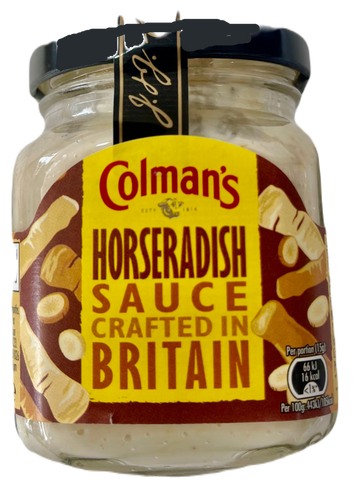 Colman’s horseradish sauce