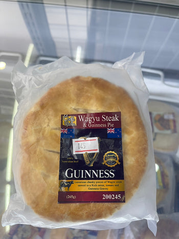 Wagyu steak and Guinness pie