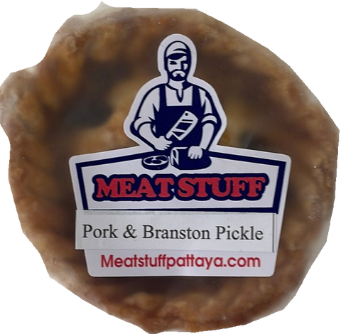 Pork and Branston pickle pork pie