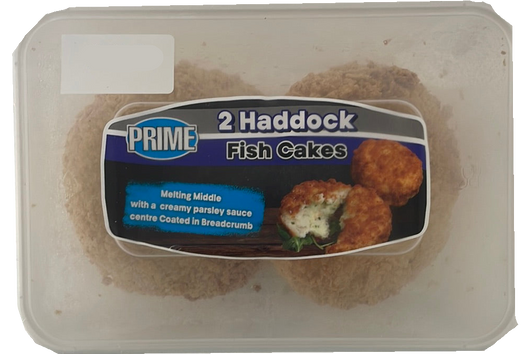 Haddock and parsley sauce fish cake