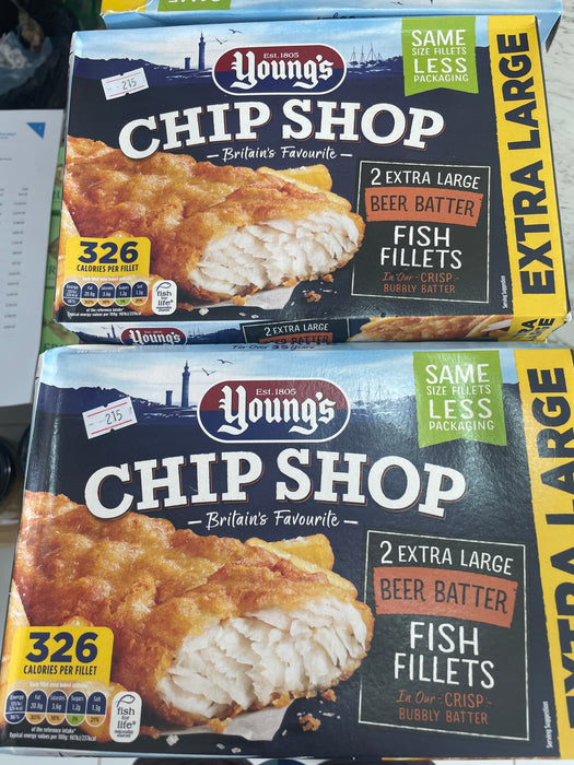 Young’s 2 x fish fillet