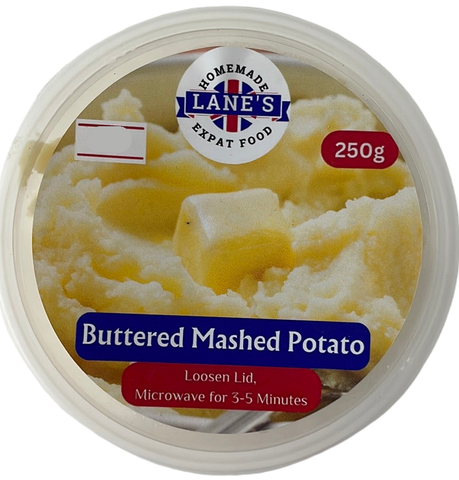 Buttered mashed potato