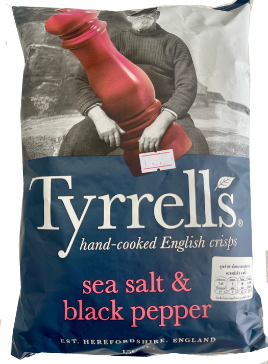 Tyrrells sea salt& black pepper