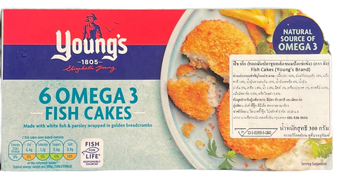 Youngﾒs 6 Omega 3 Fish Cakes