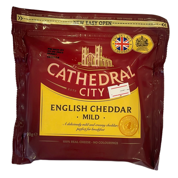 Cathedral city, English cheddar mild