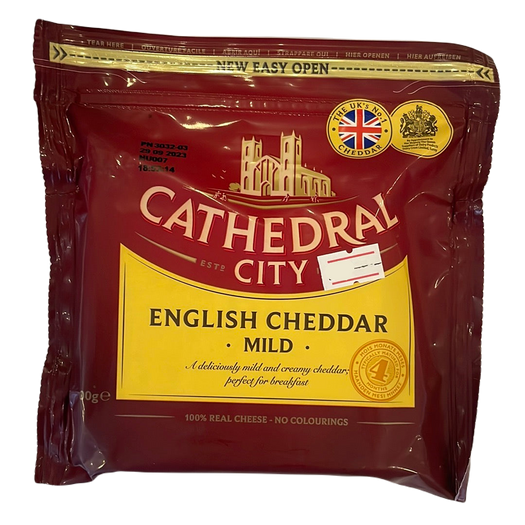 Cathedral city, English cheddar mild