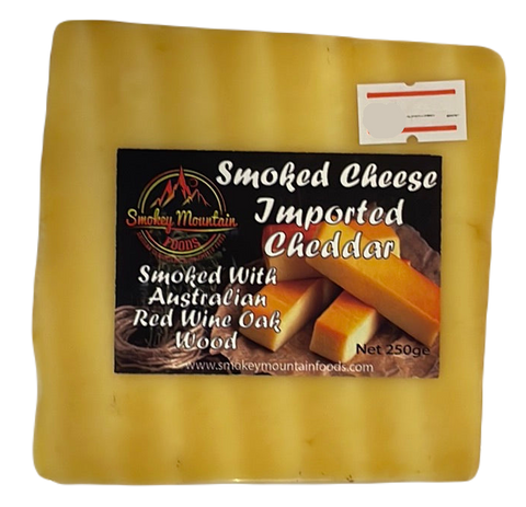 Smoked cheese imported cheddar