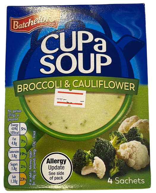 Cup a Soup, Broccoli & Cauliflower