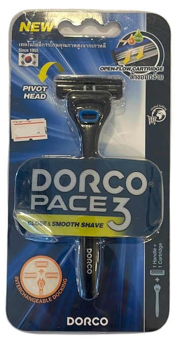 Dorco pace 3 shave