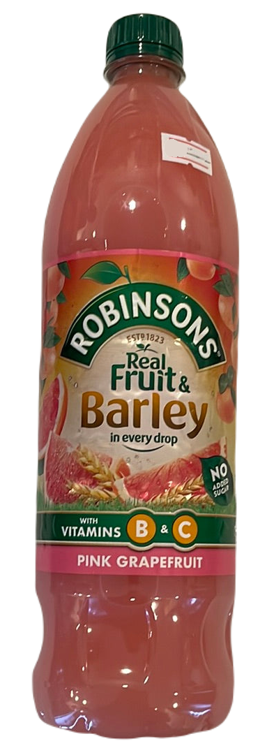 Robinson’s barley pink grapefruit