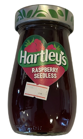 Hartley’s raspberry seedless jam