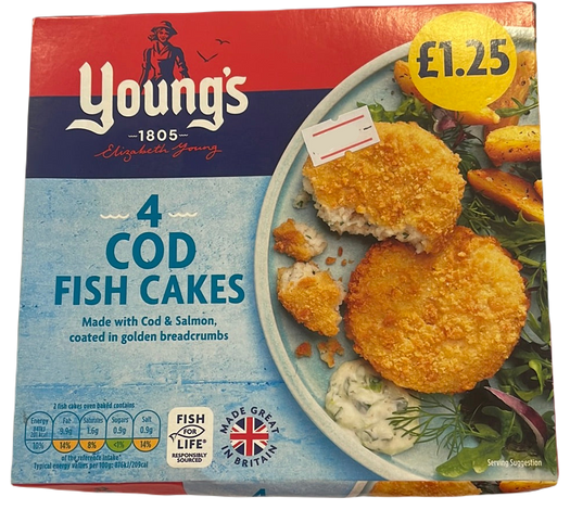4 Cod Fish Cake