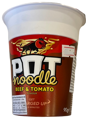 POT noodles, my Beef & Tomato