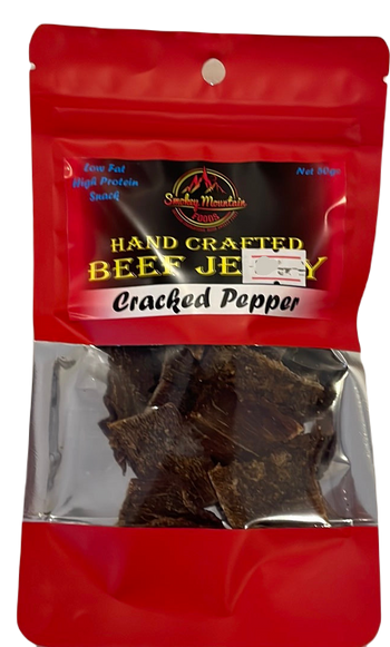 Beef jerky cracked pepper
