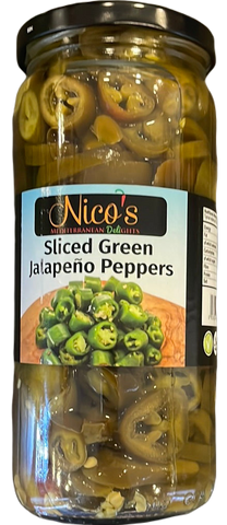 Sliced Green Jalape�o Peppers