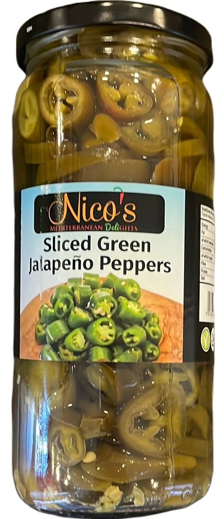 Sliced Green Jalape�o Peppers