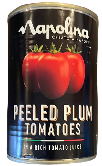 Peeled plum tomatoes
